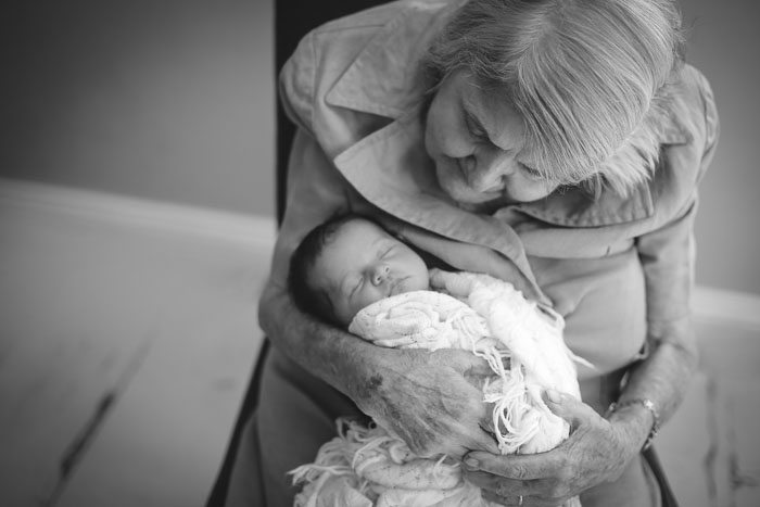 Newborn Photography Cambridgeshire | Sofia and the four generations