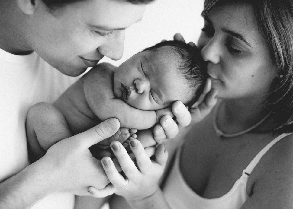 Newborn Photographer Cambridge | Federico and his family