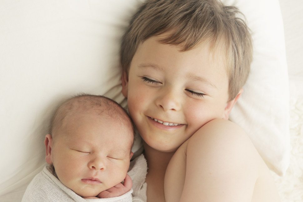 Newborn Photographer Cambridge, Imogen and her brother William