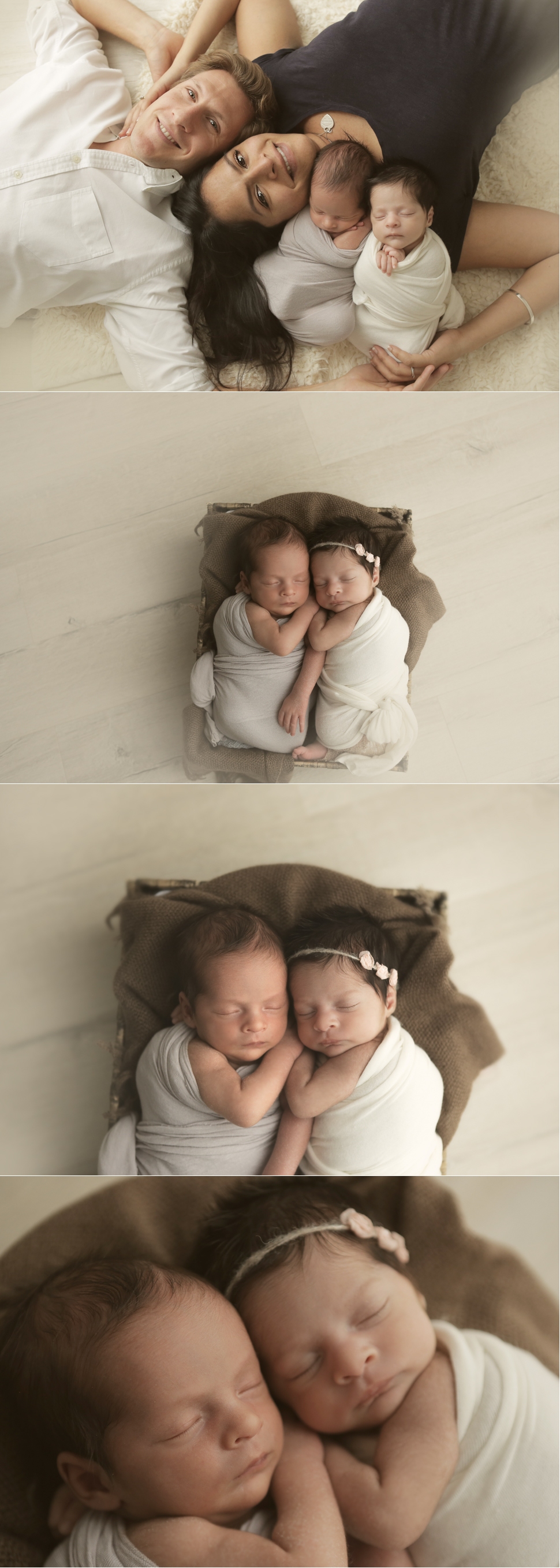 twins newborn london Francesca DB Photography